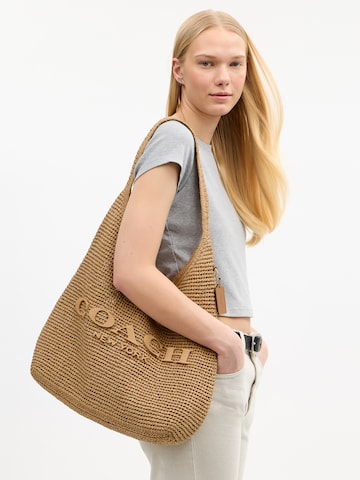 Borsa da spiaggia di COACH in beige