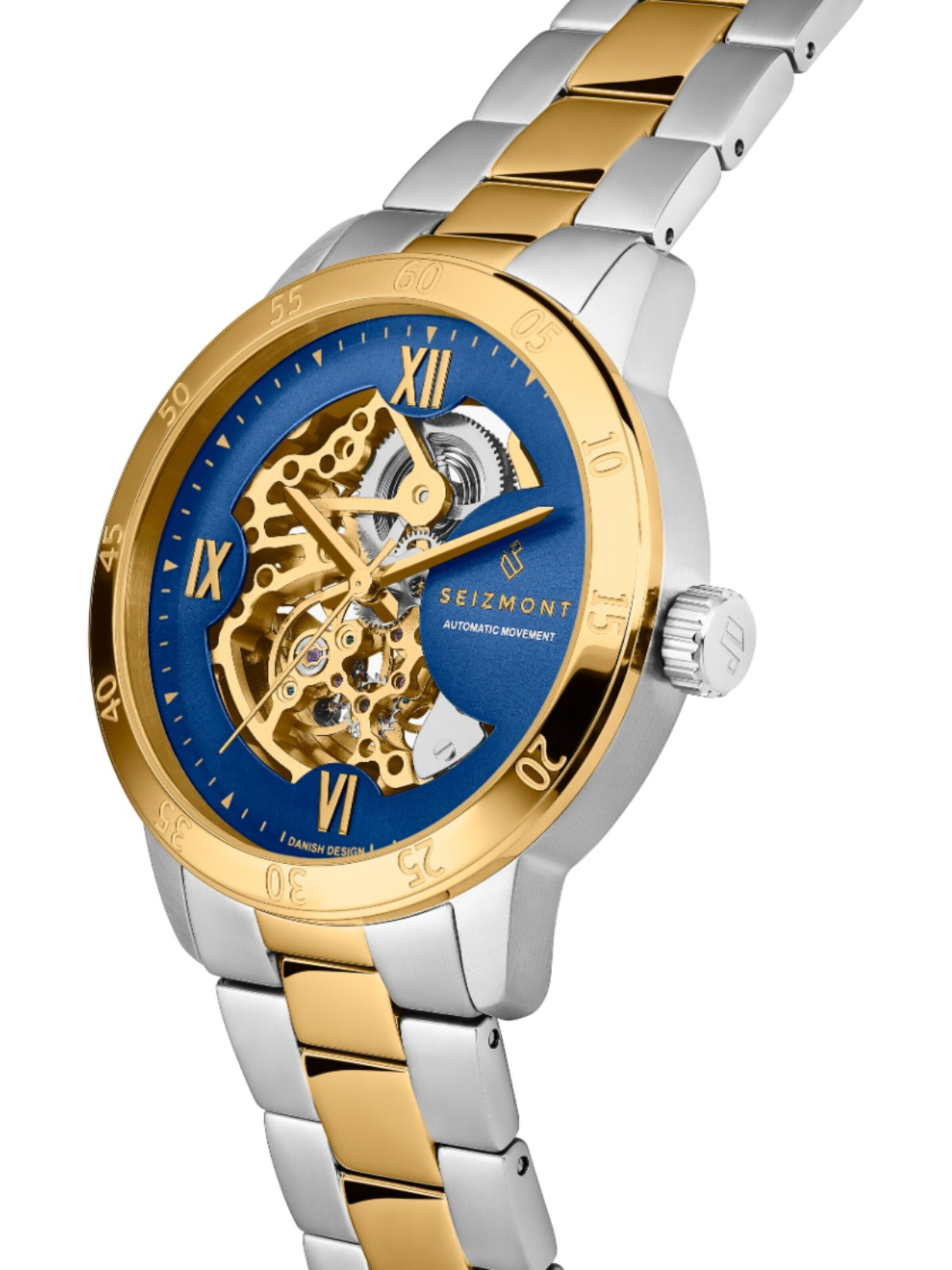 Seizmont Analog watch 'Dante II' in Gold