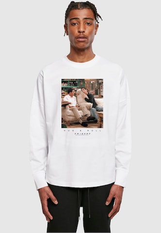 ABSOLUTE CULT Shirt 'Friends - Hug And Roll' in Wit: voorkant