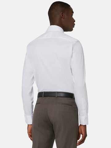 Boggi Milano Slim fit Overhemd in Wit