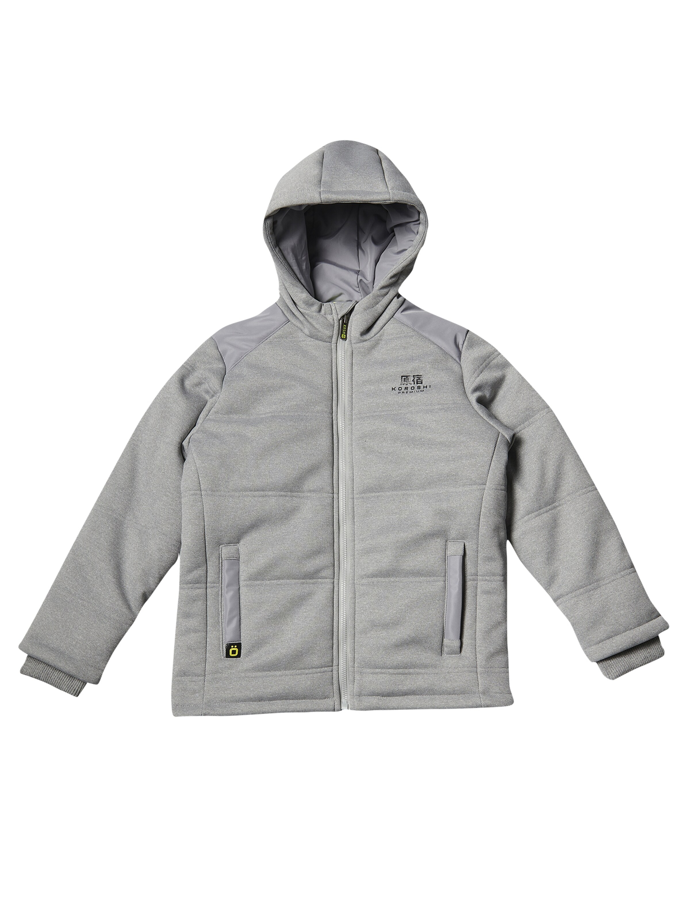 KOROSHI Jacke in Grau: Vorderseite