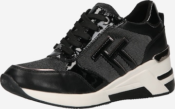 TOM TAILOR Sneakers in Black: front