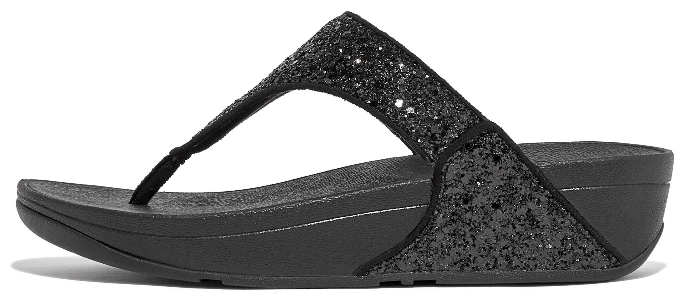 FitFlop Zehentrenner in Schwarz: Vorderseite