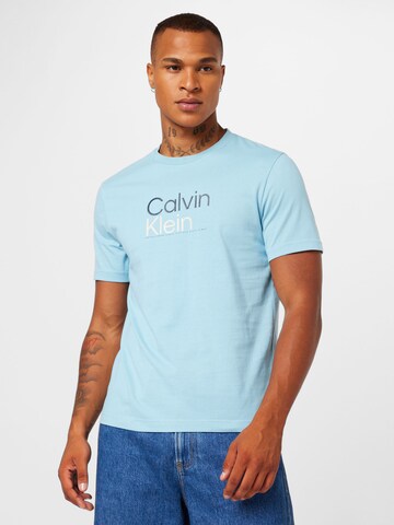 mėlyna Calvin Klein Marškinėliai: priekis