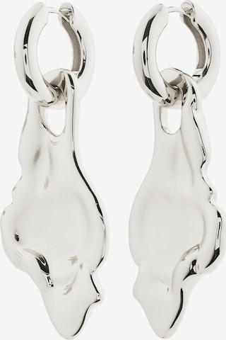 Pilgrim Náušnice 'Starlight' - Strieborná: predná strana