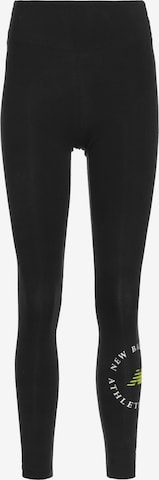 new balance Skinny Leggings in Black: front