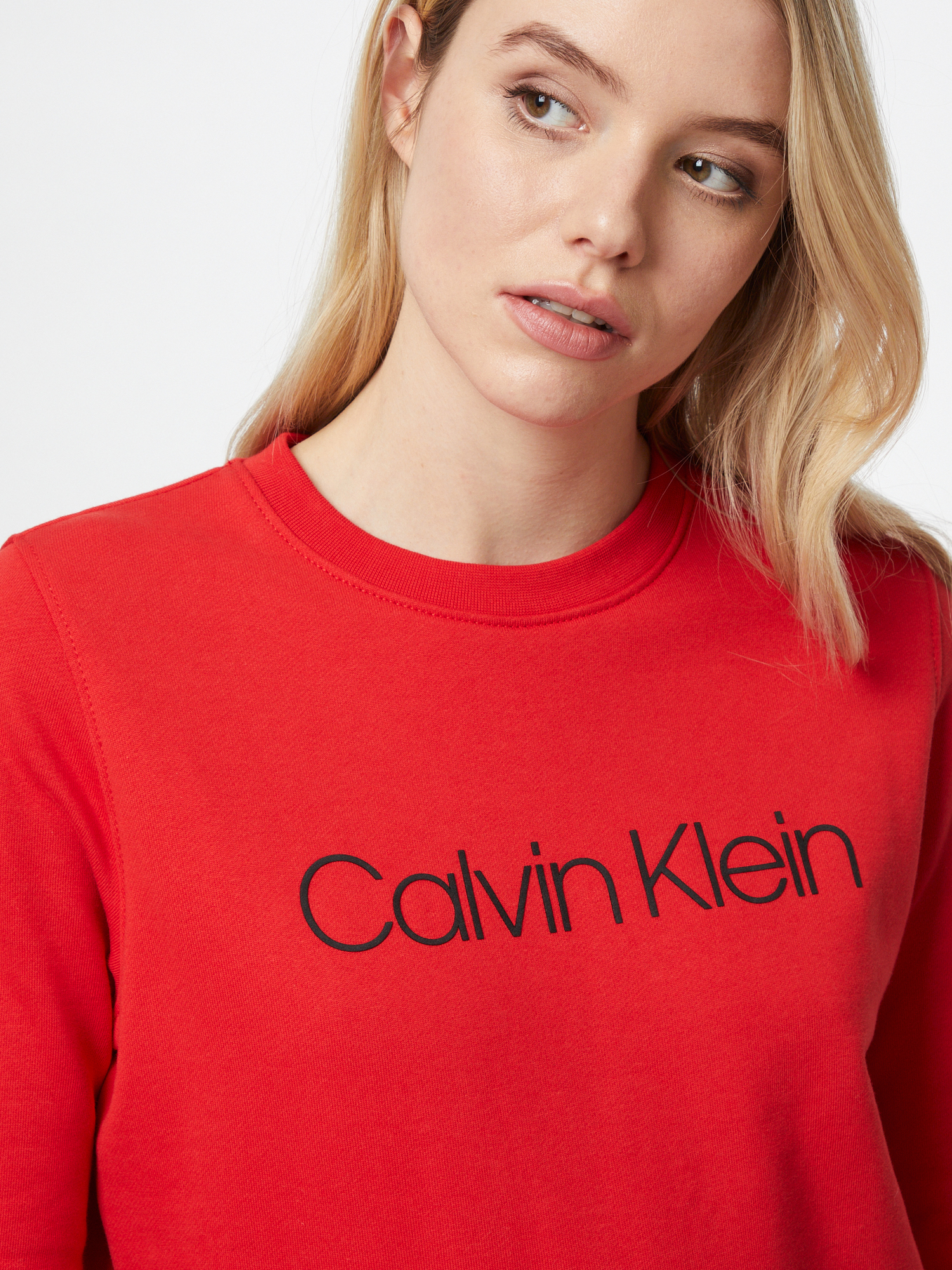 Calvin Klein Sweatshirt in Feuerrot 
