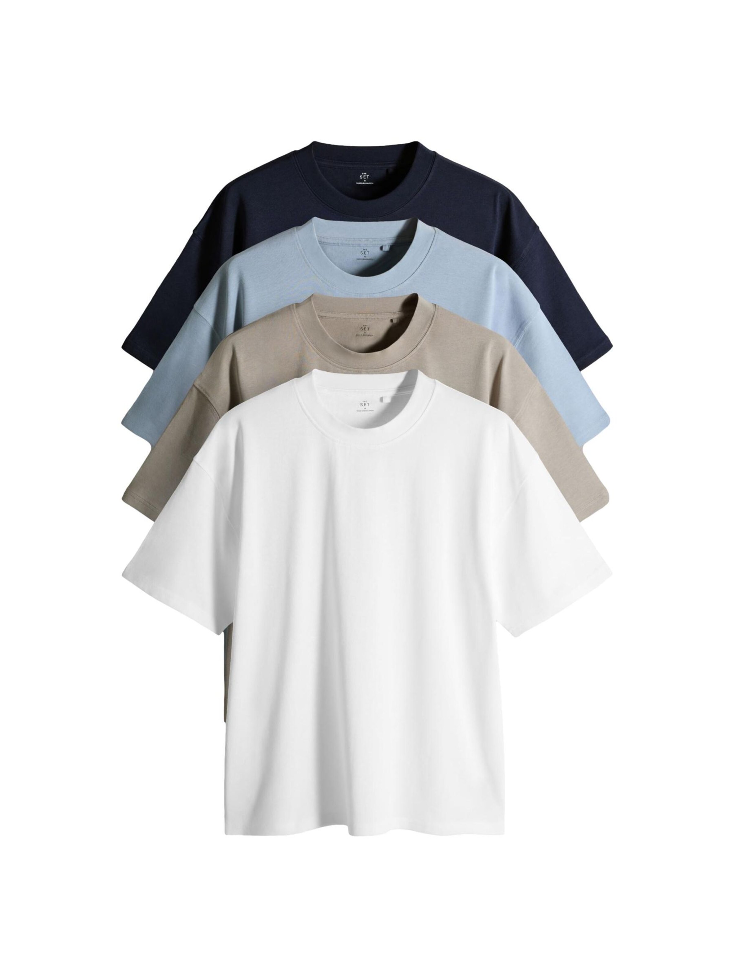 The Set Тениска в синьо: отпред