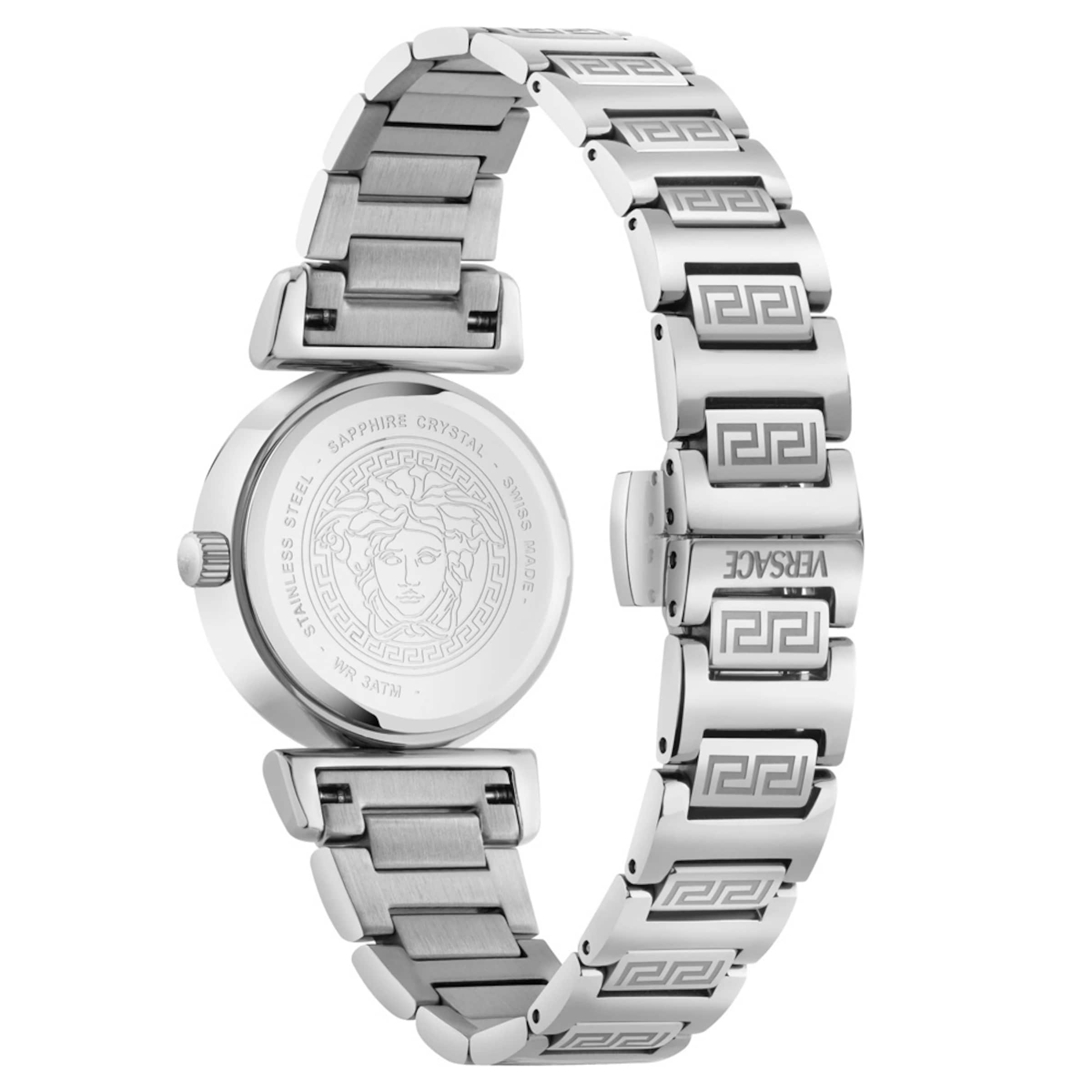 VERSACE Analoguhr in Silber
