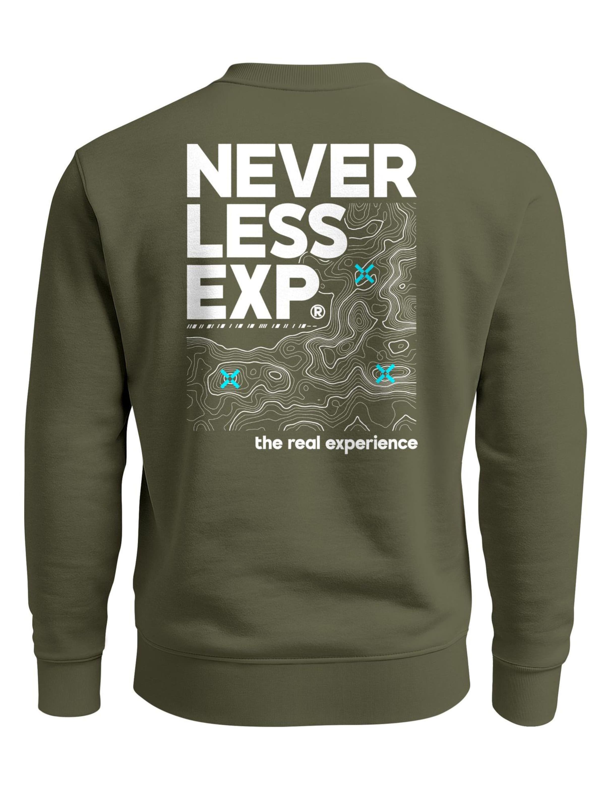Neverless Sweatshirt 'Expedition' in Green: front