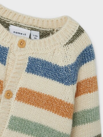 NAME IT Strickjacke 'NBMOSOMME' in Beige