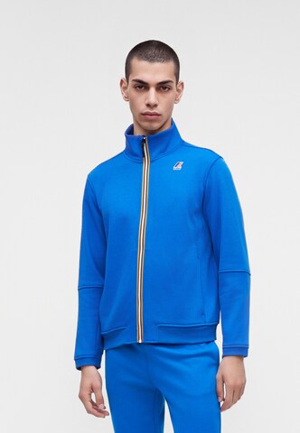 K-Way Sweatjakke 'PEPIN' i blå: forside