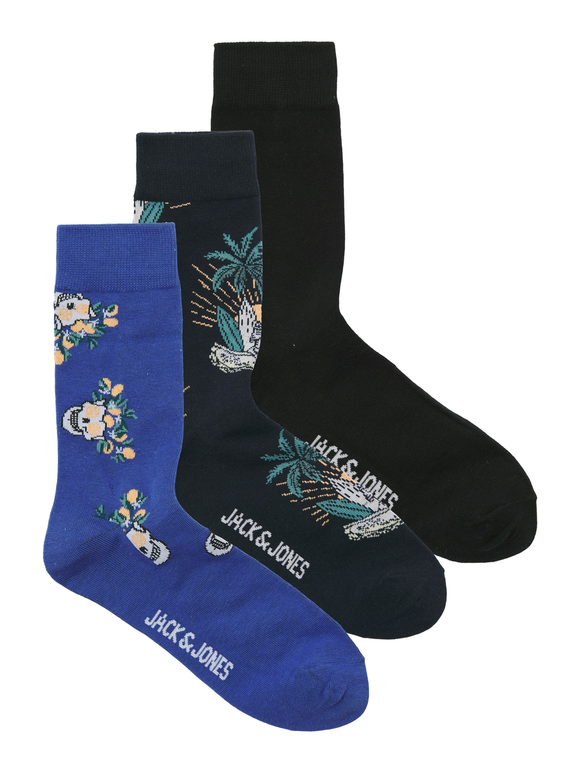 JACK & JONES Zokni - kék: elől