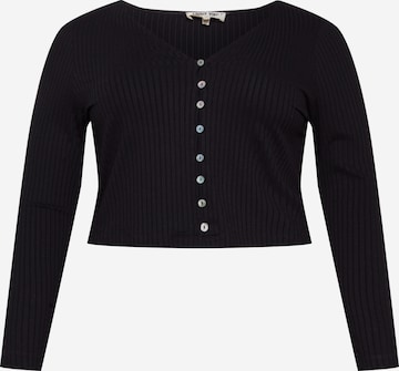 ABOUT YOU Curvy Shirt 'Selena' in Zwart: voorkant