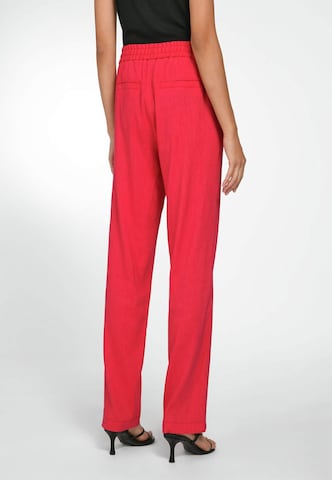 Regular Pantalon Basler en rouge