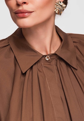Ombre Blouse in Brown