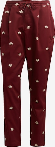 ADIDAS ORIGINALS Slim fit Pants in Red: front