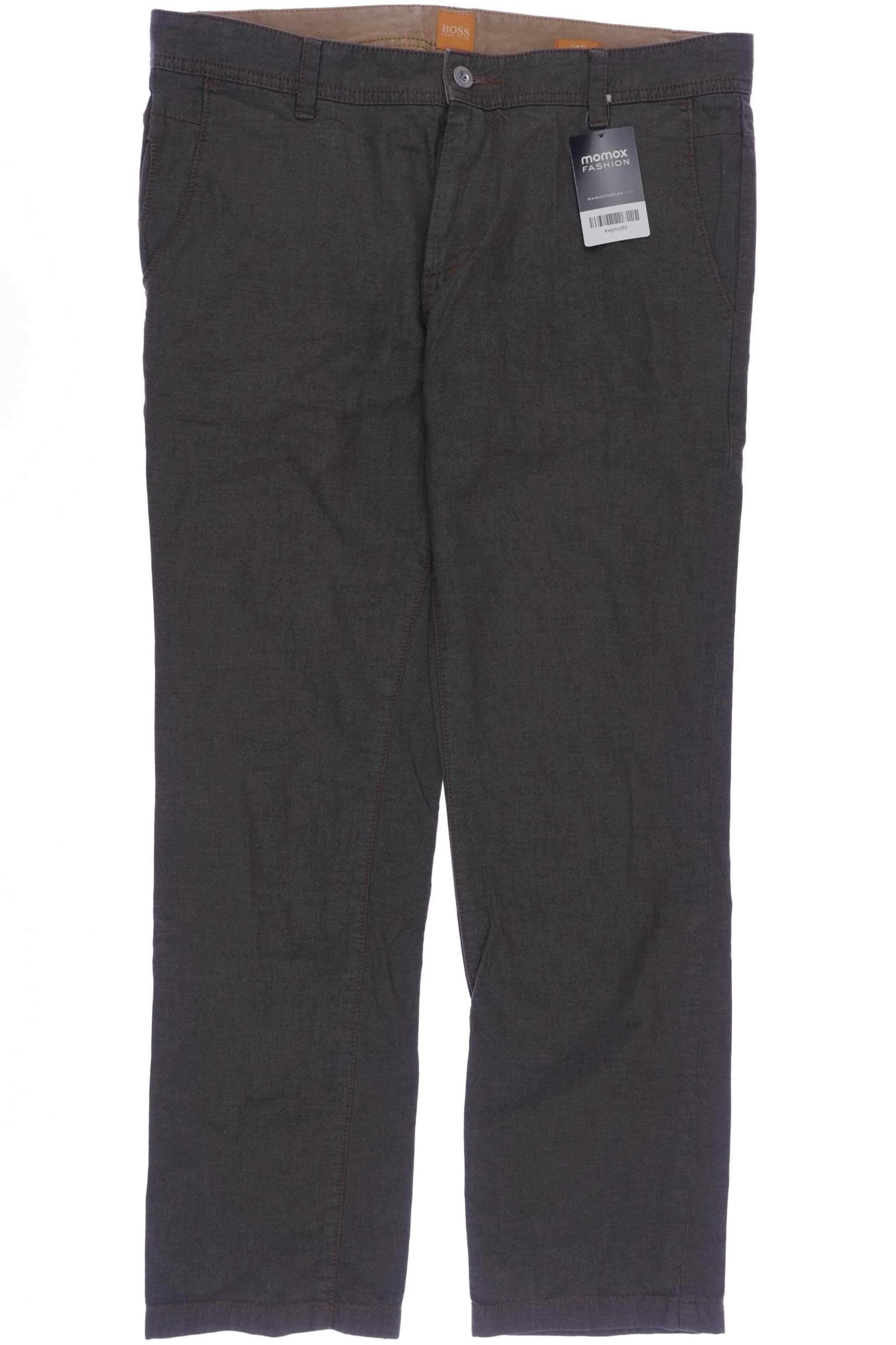 BOSS Orange Pants in 35-36 in Brown: front