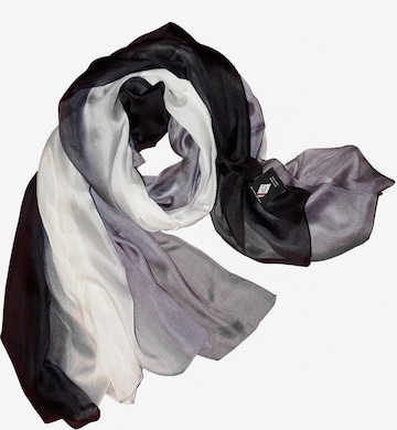 Posh Gear Maxihalsduk 'Chiffon Tri-Color' i svart: framsida