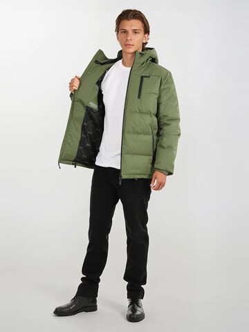 Arctic Seven Winterjas 'AS455' in Groen