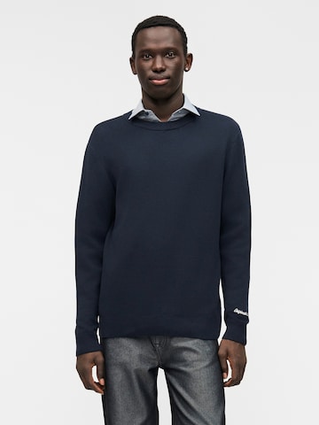 Pulover 'JORNORREBRO' de la JACK & JONES pe albastru: față