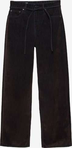 Largi Jeans de la Pull&Bear pe maro: față