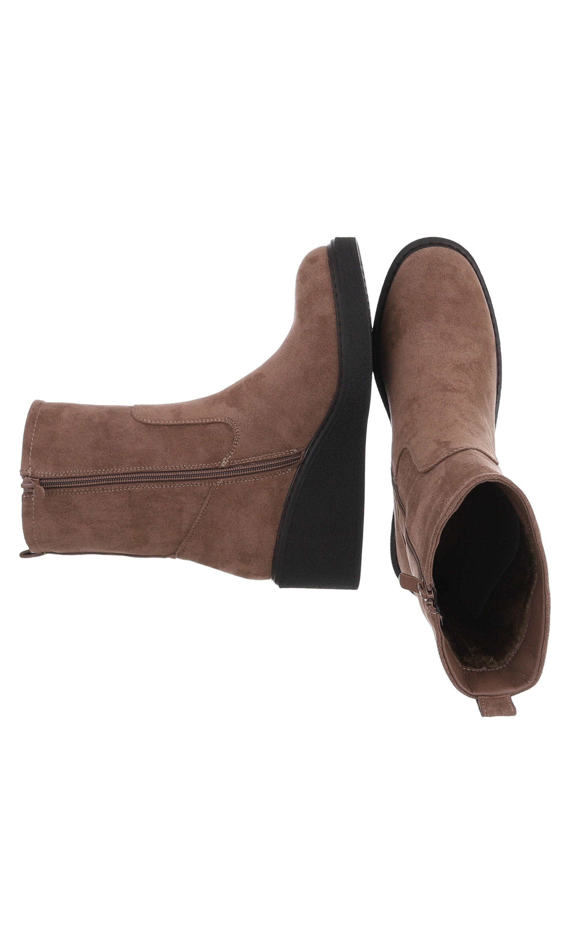 Ital-Design Stiefelette in Braun
