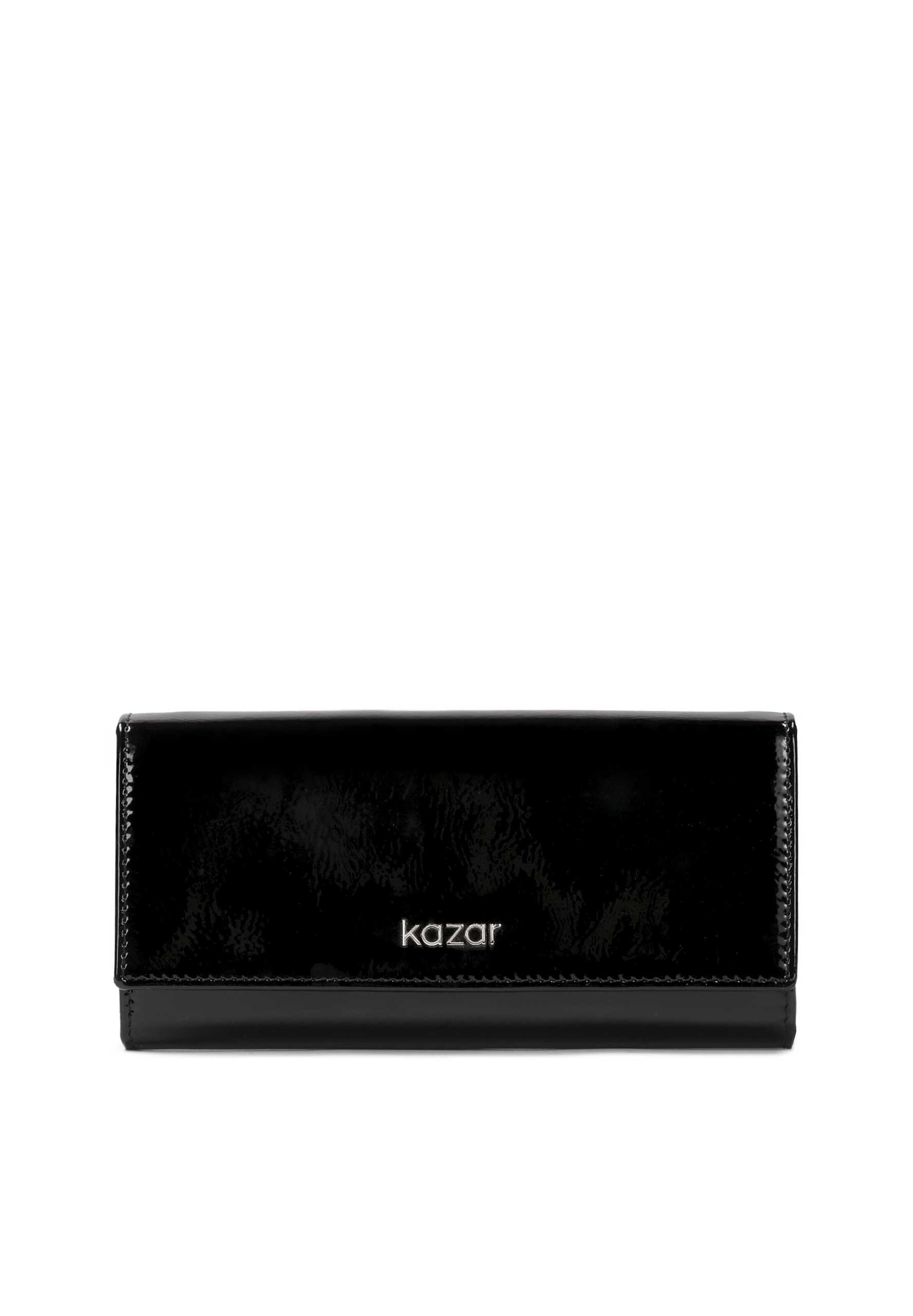 Kazar Wallet in Black: front