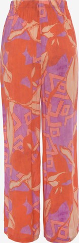 LASCANA Szeroka nogawka Spodnie w kolorze fioletowy