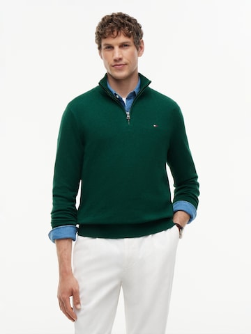 Pulover de la TOMMY HILFIGER pe verde: față