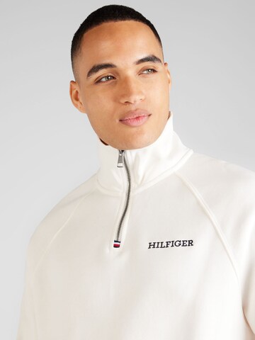 balts TOMMY HILFIGER Sportisks džemperis