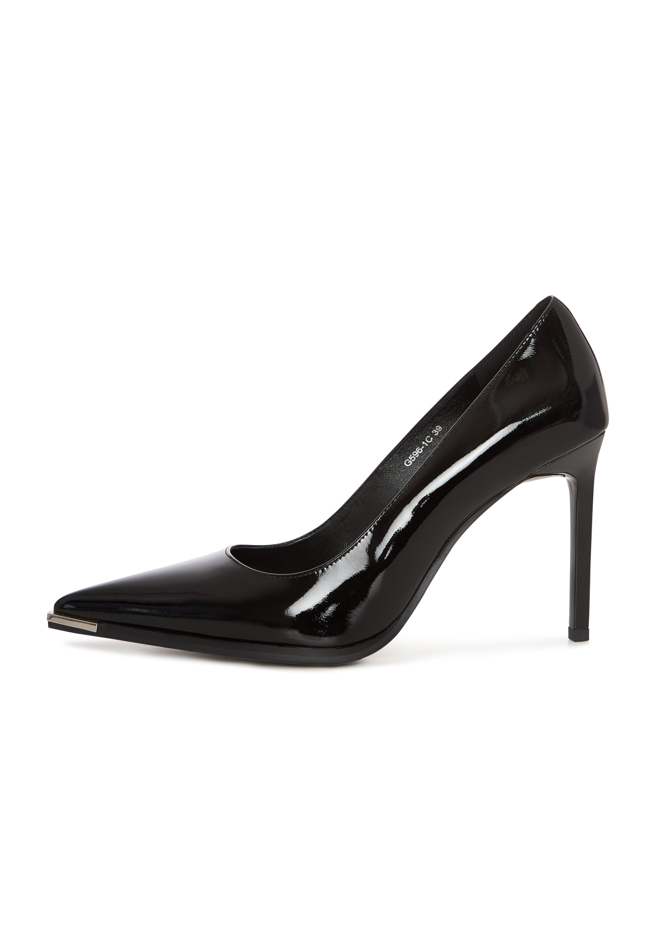 CESARE GASPARI Pumps in Schwarz: Vorderseite