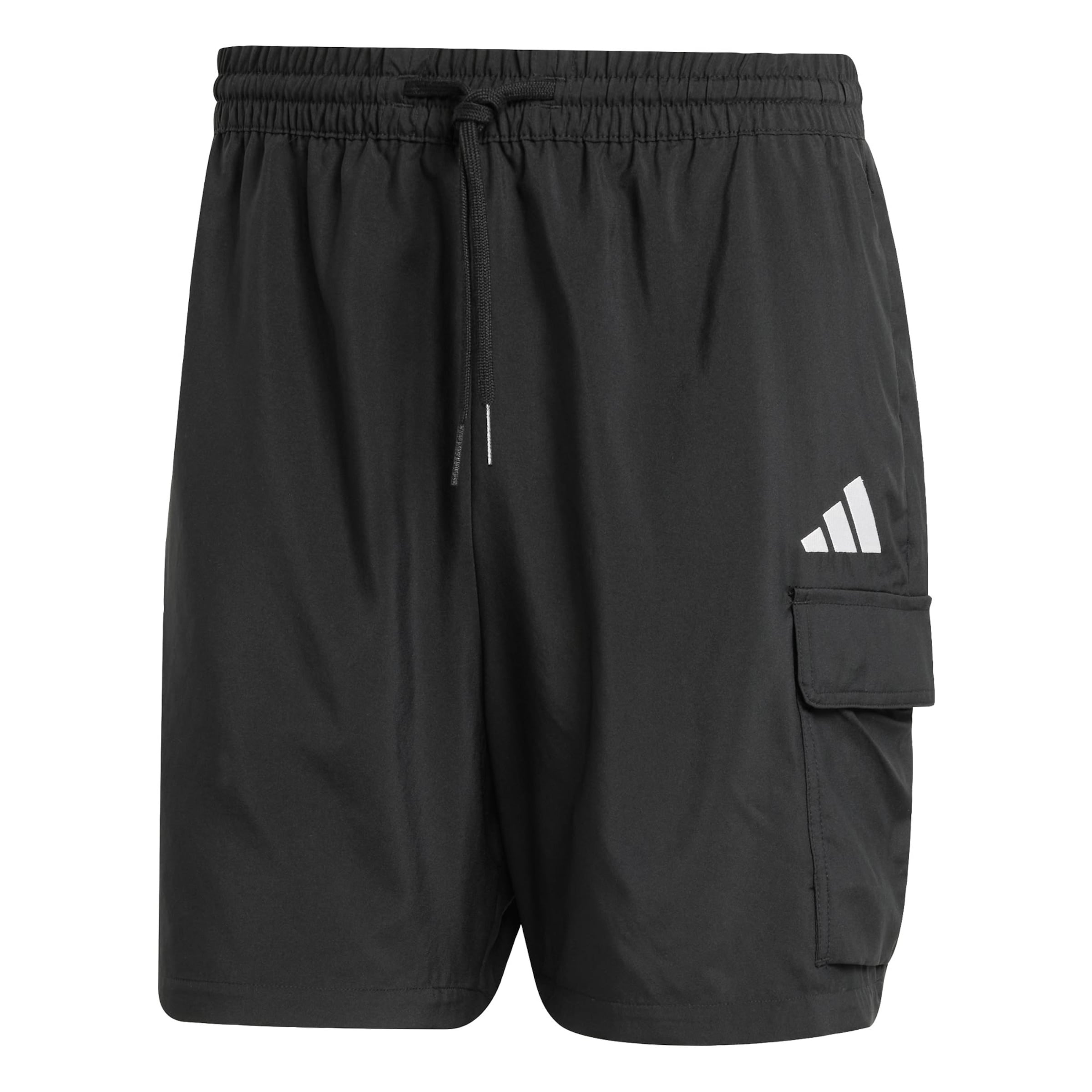 ADIDAS SPORTSWEAR - regular Pantalón deportivo 'Essentials' en negro: frente