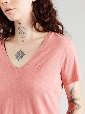 Superdry T-Shirt 'Studios' in Pink