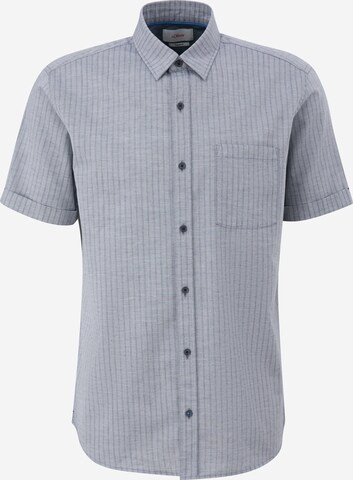 Coupe regular Chemise s.Oliver en bleu : devant