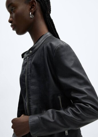 MANGO Between-Season Jacket 'Moto' in Black