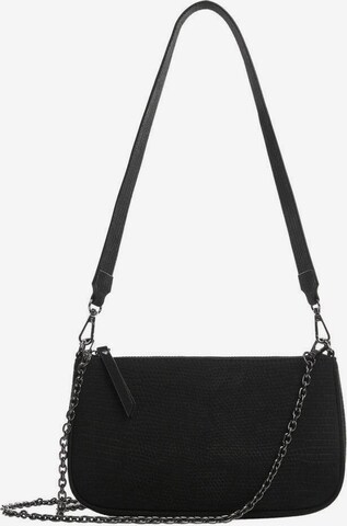 MANGO TEEN Bag 'Snake' in Black: front