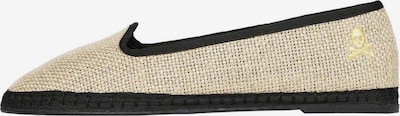 Scalpers Slip On cipele 'RUSTIC' u bež / crna, Pregled proizvoda