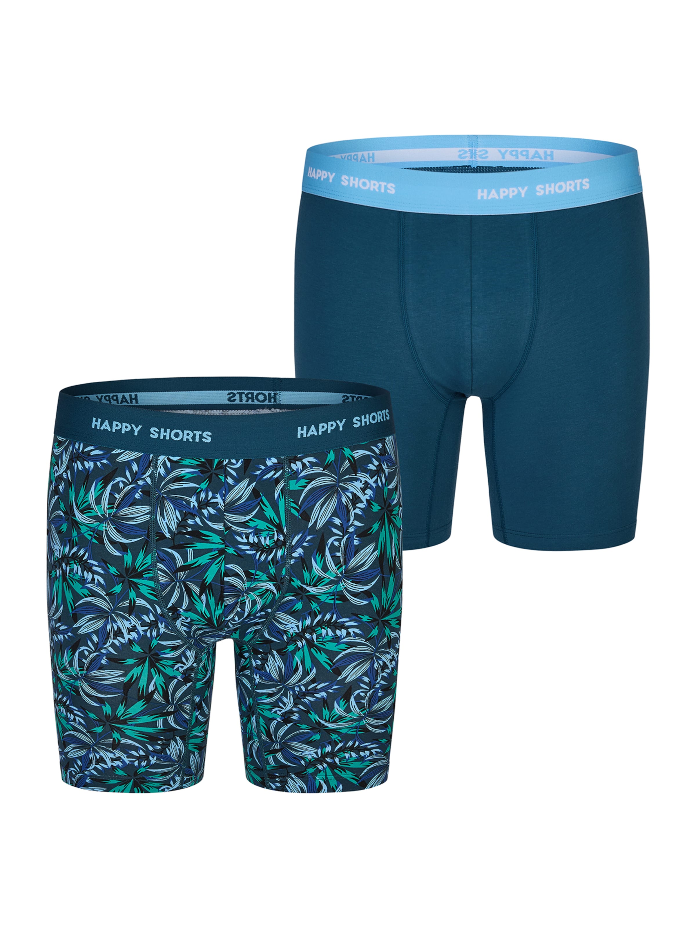Boxers ' Jersey Boxer Briefs ' Happy Shorts en mélange de couleurs : devant