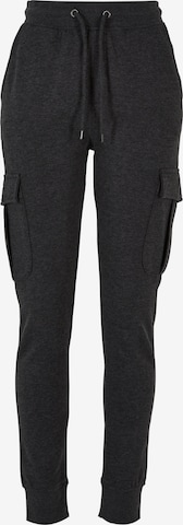 Effilé Pantalon cargo 'Greta' DEF en gris : devant