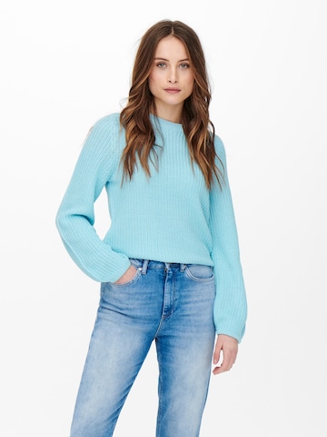 ONLY Пуловер 'MYRNA' в синьо: отпред