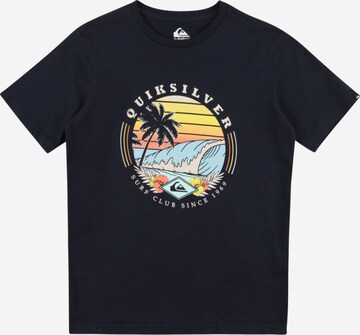 T-Shirt fonctionnel 'SURF CLUB' QUIKSILVER en bleu : devant