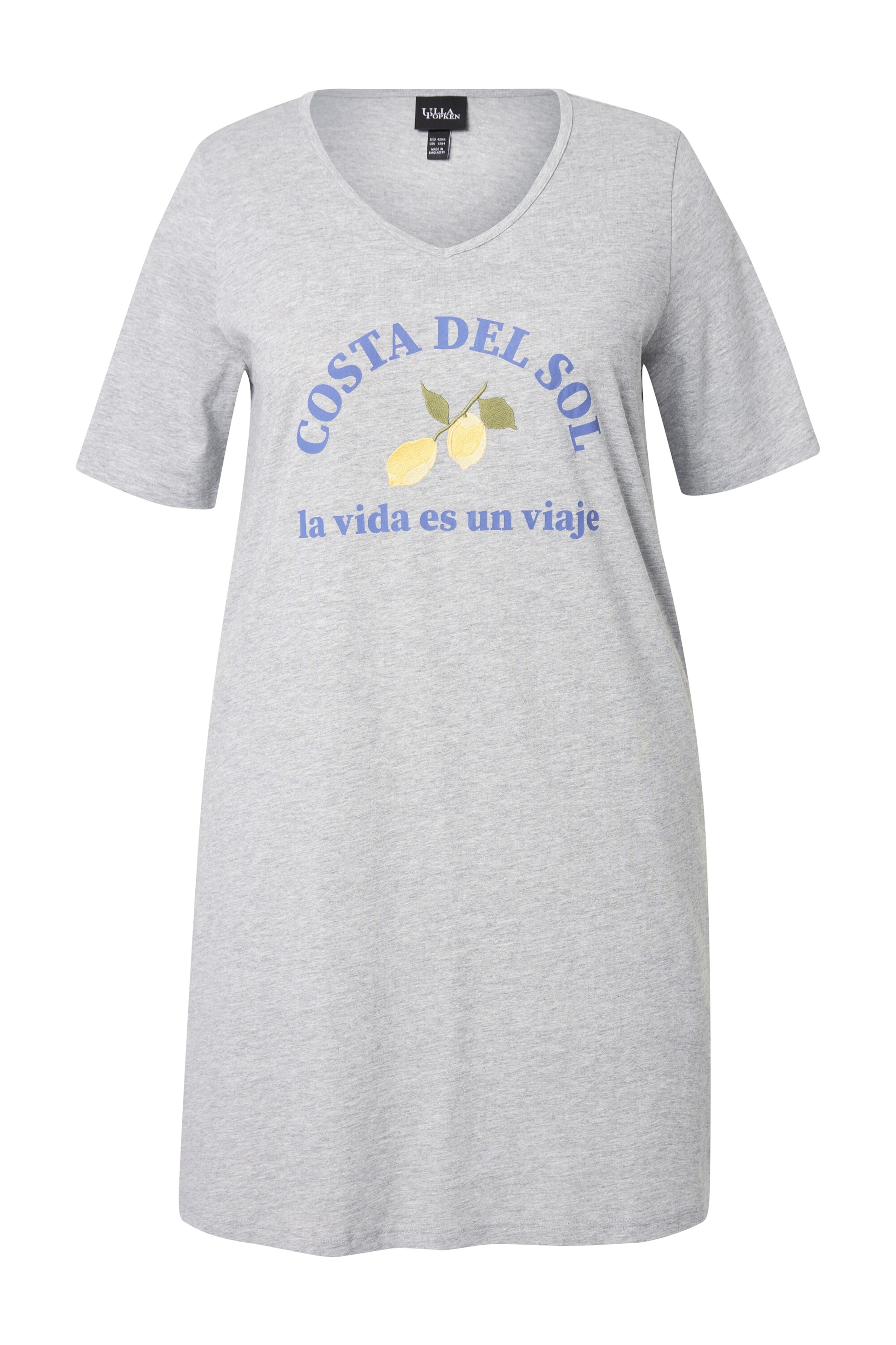 Ulla Popken Kleid in Grau: Vorderseite