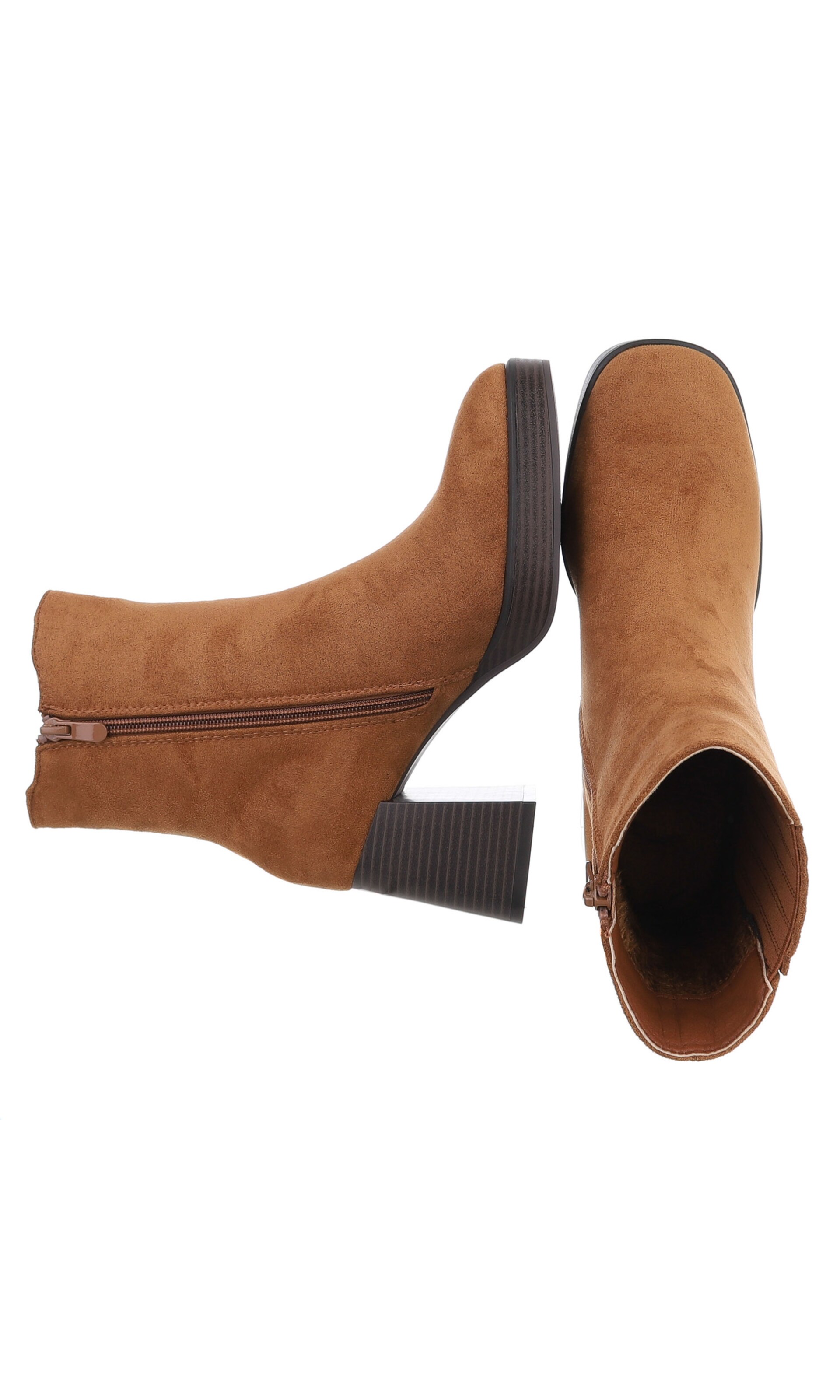Ital-Design Stiefelette in Braun