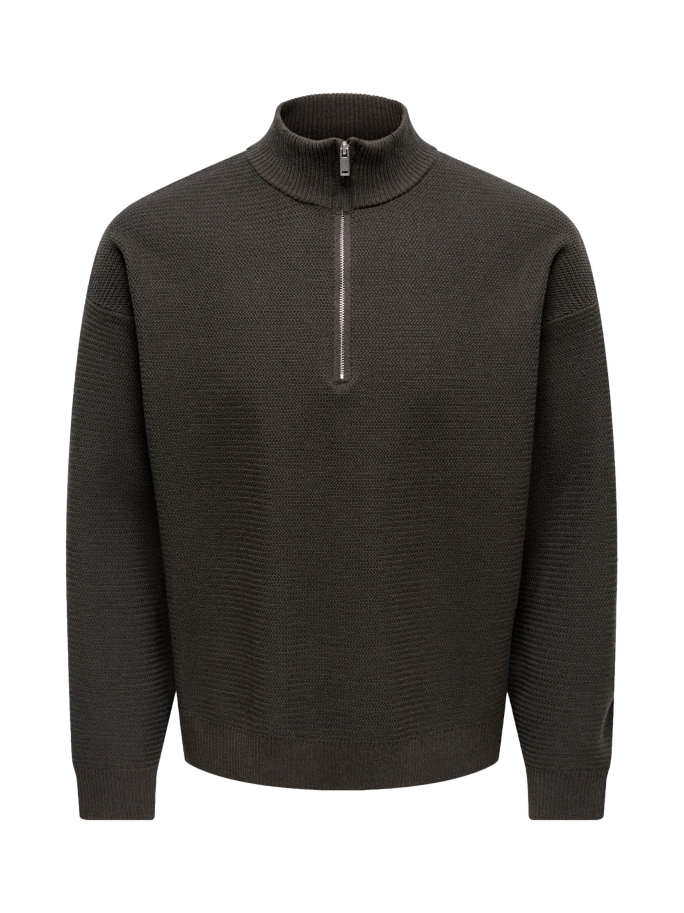 Pullover 'Carter' in XXXL Only & Sons di colore antracite, Visualizzazione prodotti
