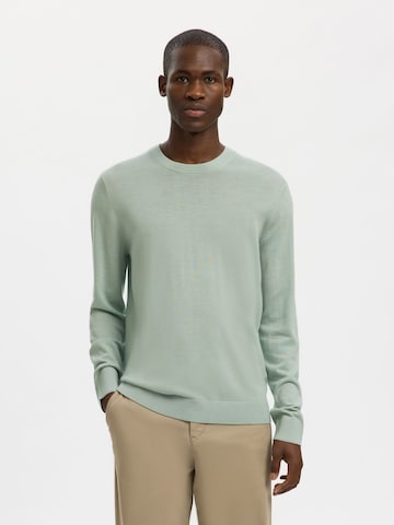 SELECTED Sweater 'SLHTray' in Green: front