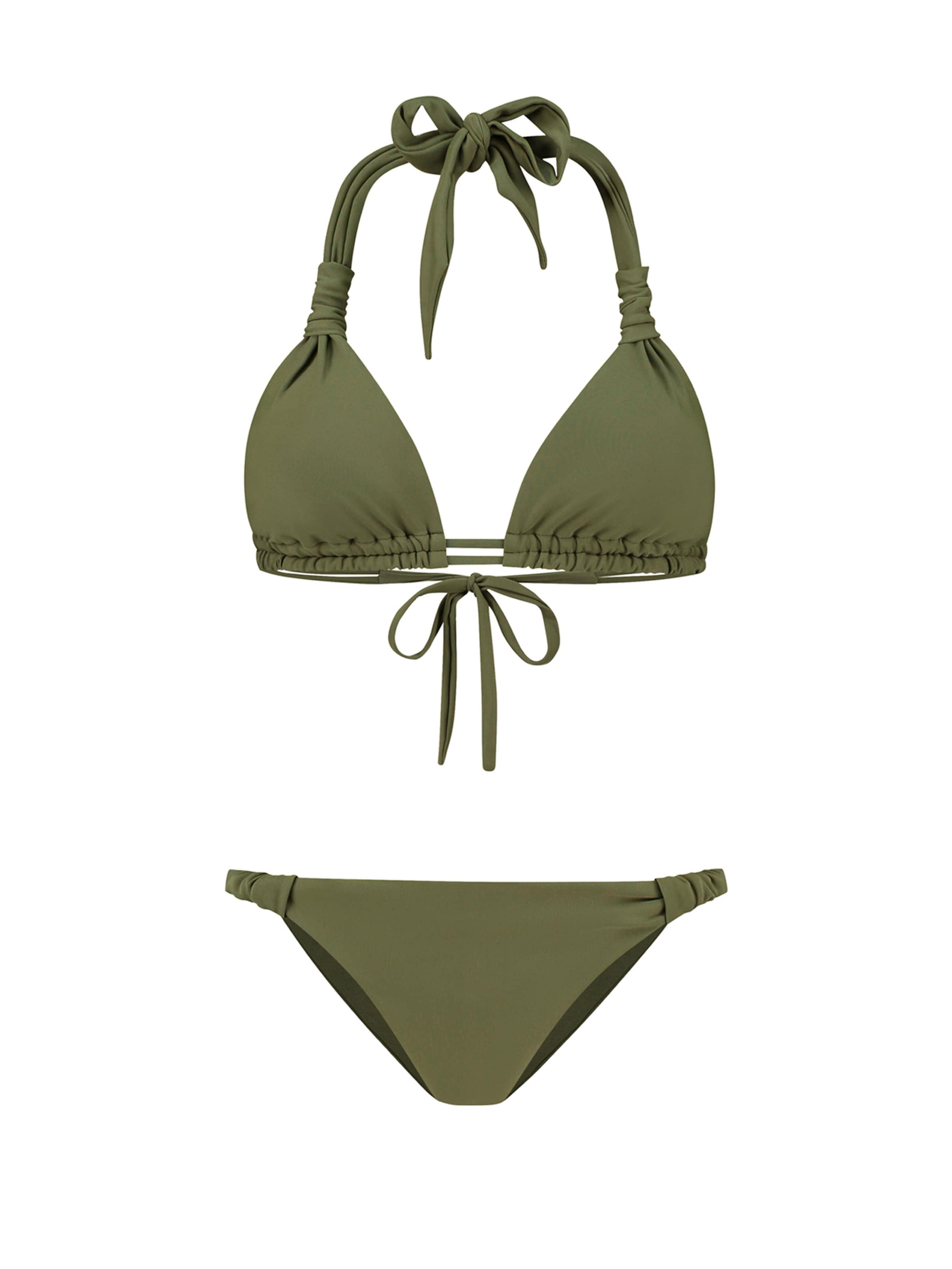 Shiwi Bikini 'Bibi' in Grün: Vorderseite