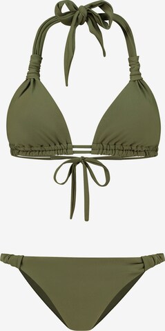 Triangolo Bikini 'Bibi' di Shiwi in verde: frontale