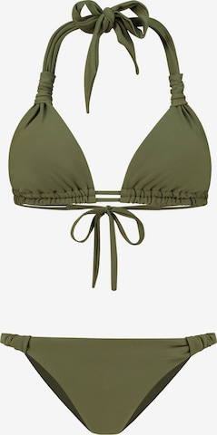 Shiwi Triangel Bikini 'Bibi' i grøn: forside
