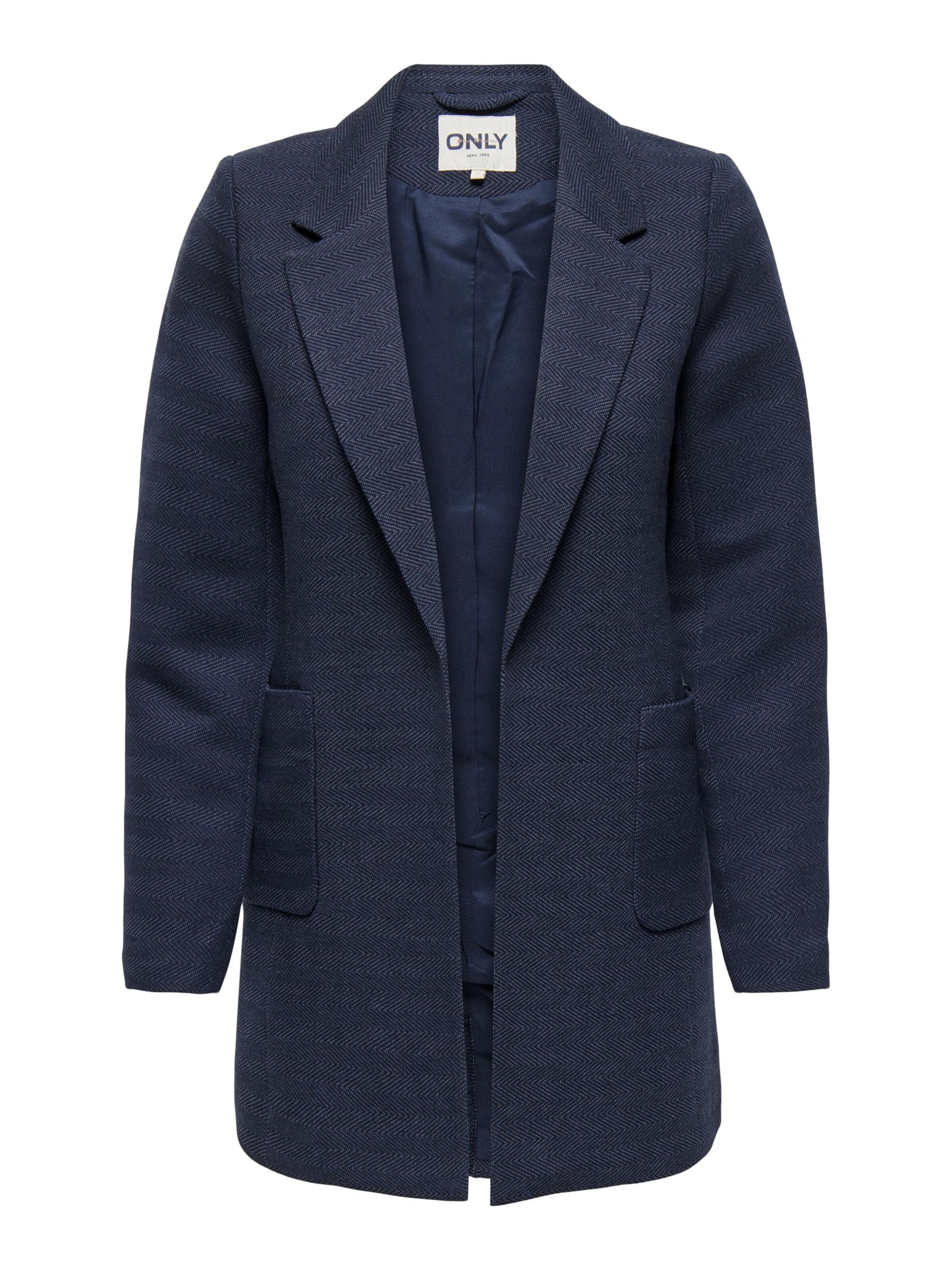 Cappotto di mezza stagione ONLY di colore blu / navy, Visualizzazione prodotti